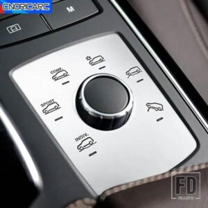 カーコンソールスポーツドライビングモードボタンパネルカバーステッカーメルセデスベンツ ML W166 GL X166 GLS GLE インテリアアクセサリーデカール