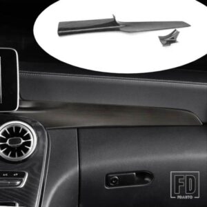 コンソールダッシュボードトリムストリップ装飾メルセデスベンツ C クラス W205 GLC X253 2015-2018 LHD インテリアアクセサリーデカール