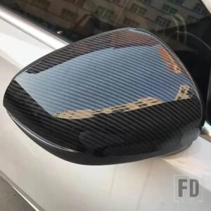 ドアバックミラーカバートリムメルセデスベンツ A クラス W177 2019-2022 カーボンカラーステッカー外装アクセサリー