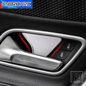 車インナードアボウルトリムデカールステンレス装飾ステッカーメルセデスベンツ A クラス W177 2019-2020 インテリアアクセサリー