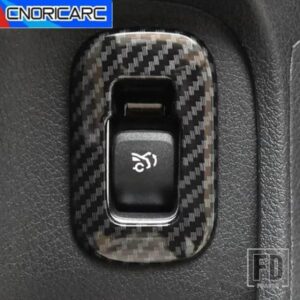 ドアトランクボタンスイッチフレーム装飾カーボンパターントリムメルセデスベンツ A クラス W177 CLA C118 V177 W118 2019-2022
