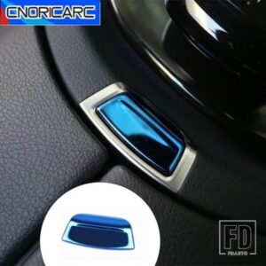 カーインテリアアクセサリーコンソールアームレストボックススイッチトリムメルセデスベンツ E クラス W213 E200 E260 E300 2016-2018 ステンレス