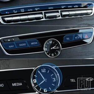 コンソール空調 CD スクリーンフィルムトリムメルセデスベンツ C E クラス W205 W213 GLC X253 インテリアカーアクセサリー