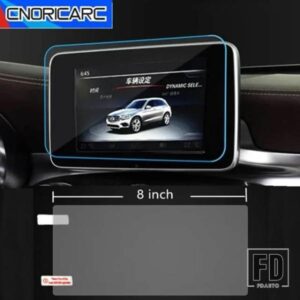 車用メルセデスベンツ GLC X253 2016-2018 コンソールナビゲーション画面トリムフィルムインテリアアクセサリークリアステッカー
