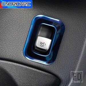 ドアトランクスイッチボタンフレームステンレストリムメルセデスベンツ C クラス W205 GLC X253 2015-2020 インテリアアクセサリー