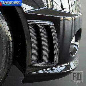 フロントサイド風ナイフフレームトリムカーボンパターンメルセデスベンツ C クラス W204 S204 2007-2010 C63 AMG 外装アクセサリー