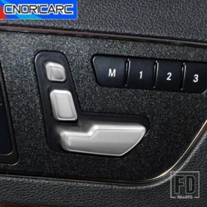 カーシート調整スイッチボタンカバートリム装飾デカールメルセデスベンツ B C E CLA GLA CLS クラスインテリアアクセサリー
