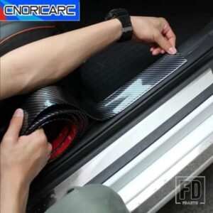 車用BMWアウディメルセデスベンツレクサスフォルクスワーゲンなどカーボンカラーDIYソフトトリムストリップバンパードアドアシルステッカーデカール