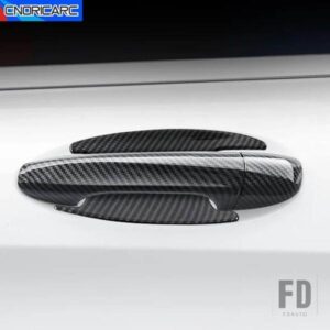 メルセデスベンツ CLA C118 2019-2022 外装ドアプルハンドルカバーボウルパネルトリムステッカーカーアクセサリーカーボン色