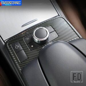 メルセデスベンツ E クラスクーペ W207 2014-2016 コンソールマルチメディアボタンパネルカバー装飾ステッカーインテリアアクセサリー