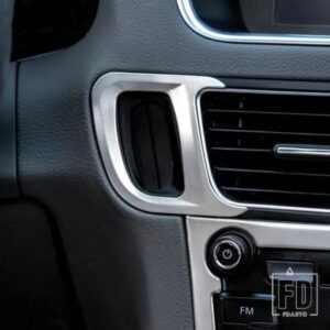 車アウディ Q5 2009-2017 LHD 中央コンソール鍵穴フレーム装飾ステッカートリムステンレスインテリアアクセサリースタイリング