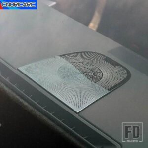 ダッシュボードスピーカーオーディオパネルカバーステンレストリムメルセデスベンツ E クラス W214 2024 インテリアアクセサリーステッカー