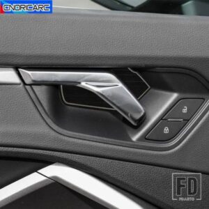インテリアドアボウルパネルデカールステッカーインナー手首ステンレスカバートリムアウディ Q3 2019-2021 オートアクセサリー 4 個