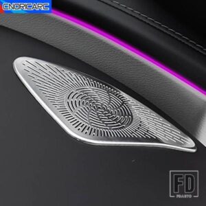 ダッシュボードサイドエアアウトレットパネ??ルカバートリムメルセデスベンツ E クラス W214 2024 ステンレスインテリアアクセサリーステッカー