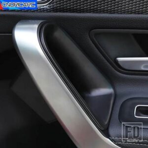ドアハンドルアームレスト収納ボックスオーガナイザー装飾メルセデスベンツ A クラス A180 200 CLA C118 2019-21 インテリアアクセサリー