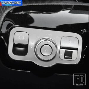 カーコンソールヘッドライトスイッチボタンスパンコールトリムメルセデスベンツ GLA GLB CLA AB クラス W177 W247 インテリアアクセサリーステッカー