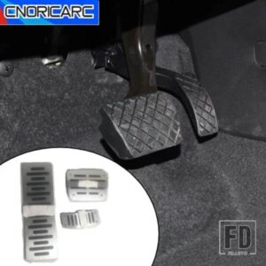 車アウディ A3 8V 2016-2017 アクセルフット燃料ガスブレーキペダルカバー装飾ステンレスステッカーインテリアアクセサリー