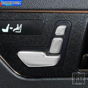 カーシート調整スイッチボタンカバー装飾ステッカーメルセデスベンツ CLA GLA CLS GLK B C E クラスインテリアアクセサリートリム