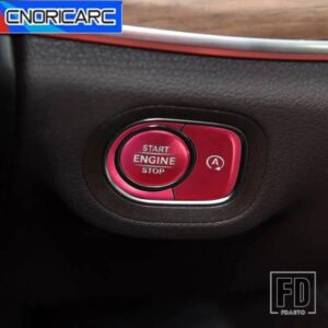 センターコンソールエンジンスタートストップボタンスパンコールカーアクセサリー装飾メルセデスベンツ GLE GLS G クラス W167 X167 2019-2022