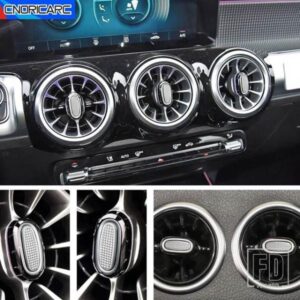 カーコンソール空調アウトレットスパンコール装飾メルセデスベンツ A W177 B W247 クラス CLA C118 GLB GLA 2020-2021 ステッカー