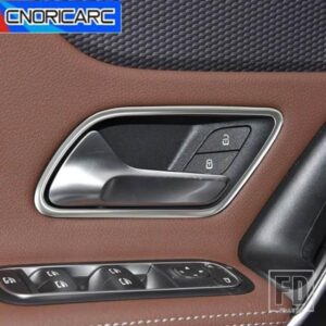 車インナードアハンドルフレーム装飾トリムストリップメルセデスベンツ A クラス W177 CLA C118 2019-2022 インテリアアクセサリーステッカー
