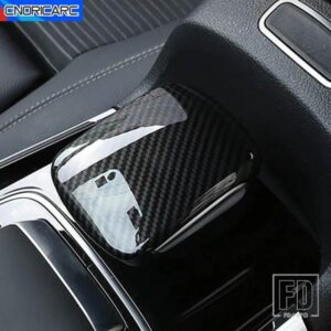 カーボンパターンギアシフトハンドルノブヘッドカバーメルセデスベンツ B GLB クラス W247 X247 H247 2020-2022 インテリアデカール