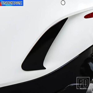 リアバンパースポイラー両側装飾カバートリムステッカーメルセデスベンツ CLA C118 CLA200 220 2019-2022 外装デカール