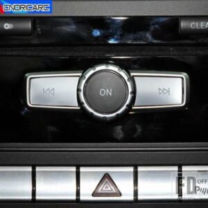 車用メルセデスベンツ C E クラス W204 W212 GLK センターコンソールボリュームノブボタンスパンコール装飾ステッカーインテリアアクセサリー