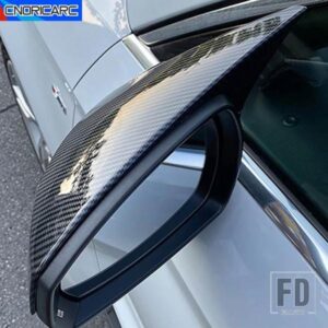 サイドウイングバックミラーカバーリアビューキャップカーボンパターン装飾トリムアウディ A3 8V 2014-2020 外装アクセサリー