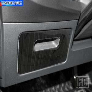 メイン駆動収納ボックスハンドルパネルカバー装飾ステッカーアウディ Q3 2019-2022 LHD ステンレスインテリアアクセサリー