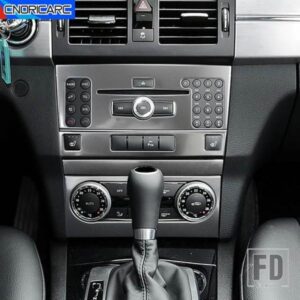 コンソール風量スイッチ CD モードボタンコントロールパネルフレーム装飾トリムメルセデスベンツ GLK X204 2008-2012 カーアクセサリー