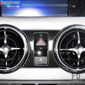 制御ハザード灯フレームカーボンパターン装飾トリムメルセデスベンツ GLK X204 300 260 200 2012-15 インテリアカーアクセサリー