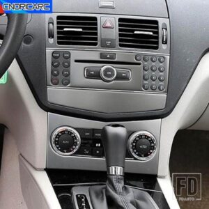 車用メルセデスベンツ C クラス W204 コンソールエアコン CD ラジオボタンパネルフレームカバートリム装飾インテリアアクセサリー