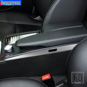 カーコンソールアームレストボックスサイドパネル装飾カバートリムメルセデスベンツ E クラスクーペ W207 C207 2009-13 インテリアアクセサリー