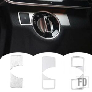 コンソールヘッドライトボタンスイッチカバートリムメルセデスベンツ A B C E GLK GL ML GLA クラス W176 W246 W204 X156 カーアクセサリーデカール