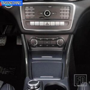 メルセデスベンツ A クラス W176 CLA C117 GLA X156 2013-2018 コンソールギアシフトサイドフレームカーボンパターントリムストリップカーアクセサリー