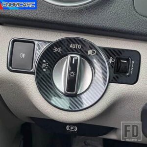 ヘッドライトスイッチトリムフォグライト調整ランプボタンフレームメルセデスベンツ A C クラス W176 W204 GLS GLA X156 CLA C117 GLE