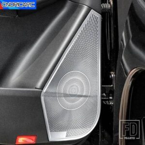 ドアステレオスピーカーカバー装飾ステッカースピーカーオーディオホーンフレームトリムメルセデスベンツ GLE GLS GL ML カーアクセサリー
