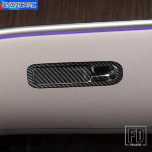 副パイロットグローブボックススイッチフレームカーボンパターン装飾カバーメルセデスベンツ C クラス W206 2022 インテリアカーアクセサリー
