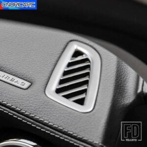 メルセデスベンツ C GLC W205 X253 2016-18 ダッシュボード空調アウトレットベントフレームカバートリムインテリアカーアクセサリーデカール