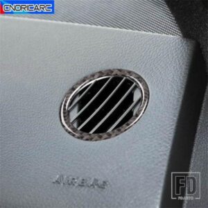 カーアクセサリー空調アウトレットサークルベントリングトリムカーボンステッカーメルセデスベンツ E クラス W212 GLK X204 ML GL