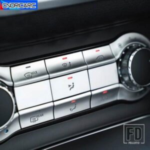 カーセンターコンソール CD マルチメディアボタンフレーム装飾カバーステッカーメルセデスベンツ GLA X156 CLA C117 AB クラス W176 W246