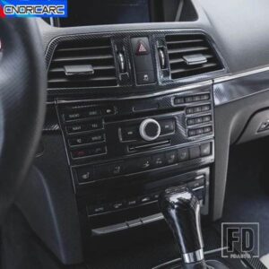 カースタイリングセンターコンソール CD フレーム装飾ステッカートリムメルセデスベンツ E クラスクーペ W207 C207 2009-2013 インテリアデカール