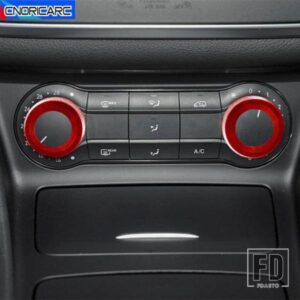 カーコンソール AC コントロールボタンカバートリムメルセデスベンツ CLA GLA A クラス X156 C117 W176 インテリア CD パネルボリュームノブサークル