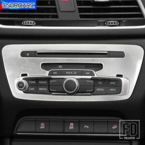 カースタイリングコンソール中央 CD パネルフレーム装飾カバートリムアウディ Q3 2013-2016 インテリアステッカー自動車アクセサリー