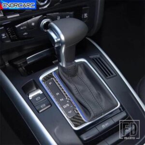 カーセンターコンソールギアシフトパネル装飾ステッカートリムアウディ A4 B8 A5 2009-2016 LHD RHD カーボンアクセサリー