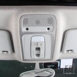 カーアクセサリールーフ読書灯フレーム装飾ステッカートリムアウディ A3 8V 2013-19 Q3 ステンレスドームライトパネルデカール