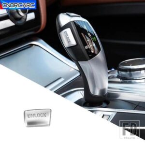 スタイリングギアシフト UNLCOK ボタンスパンコール装飾 BMW X5 X6 E70 E71 X3 X4 F25 F26 3/4/5 シリーズ P パークボタンステッカー