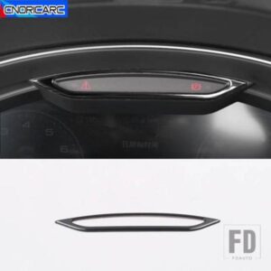 カースタイリングダッシュボードラジエーターランニング距離計装飾フレームカバートリムステンレスアウディ A6 C8 2019 インテリアアクセサリー
