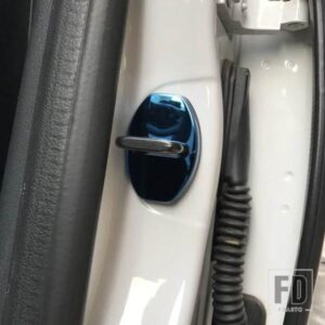 カースタイリングドアロックカバー 4 個アウディ A1 A3 A5 A4 A6 Q3 Q5 Q7 ステンレスケース